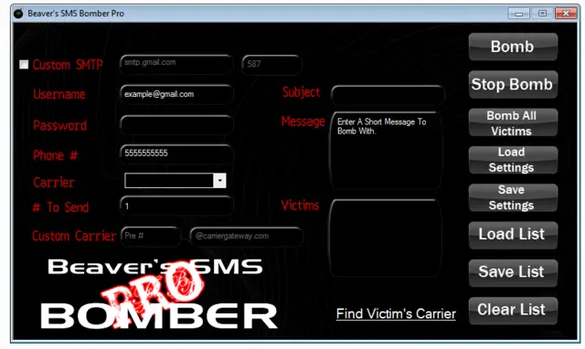 Beaver SMS Bomber Pro 2024 1 Beaver SMS Bomber Pro 2024