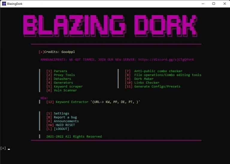 BLAZING DORK V1.5 CRACKED