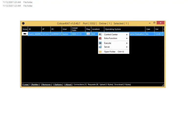 Cobian RAT v1.0.40.7