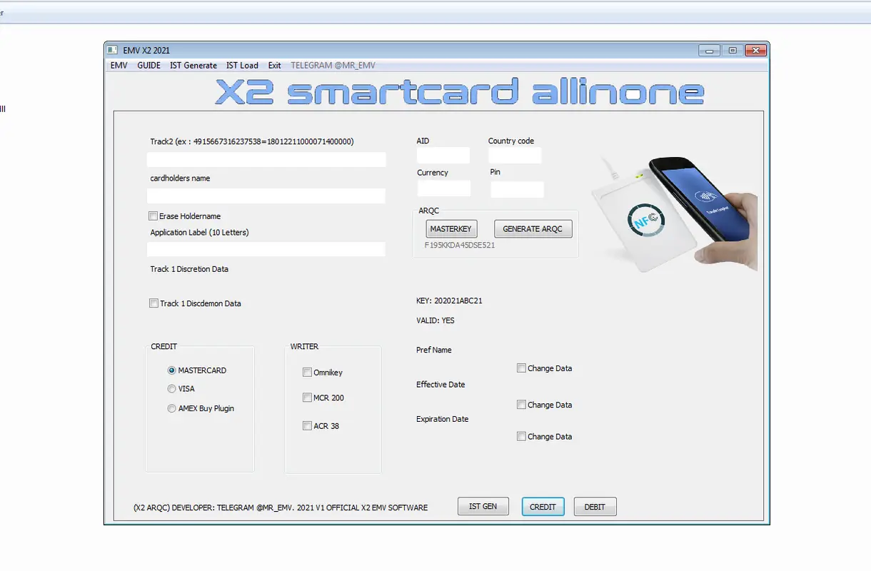 x2 2021 Emv Writer 1 x2 2021 Emv Writer