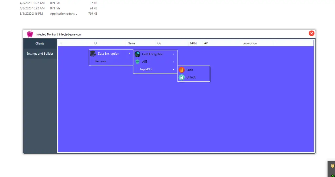 Infected Monitor Ransomware 2025