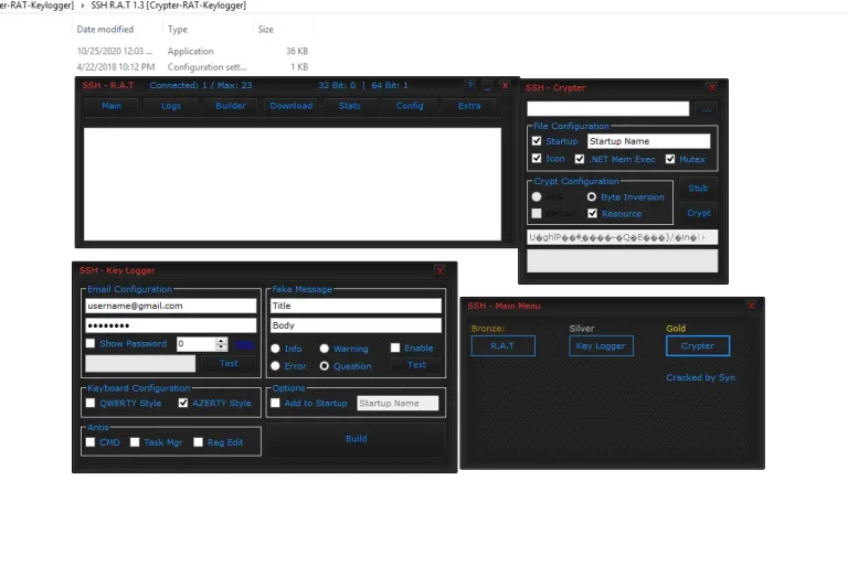 SSH Rat Keylogger Crypter 2025