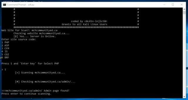 hacking tools 6 Admin Panel Finder 2025