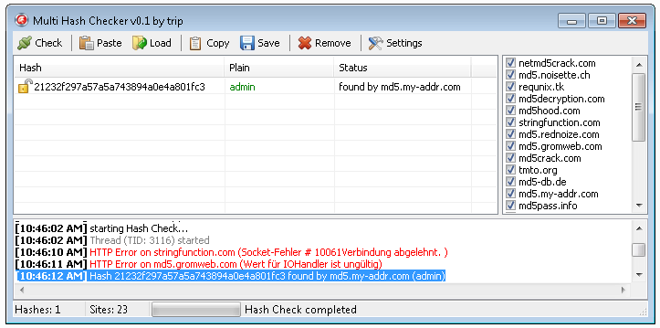 Multi Hash Checker v0.1