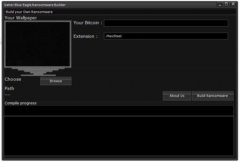 Saher Blue Eagle Ransomware Builder 2025