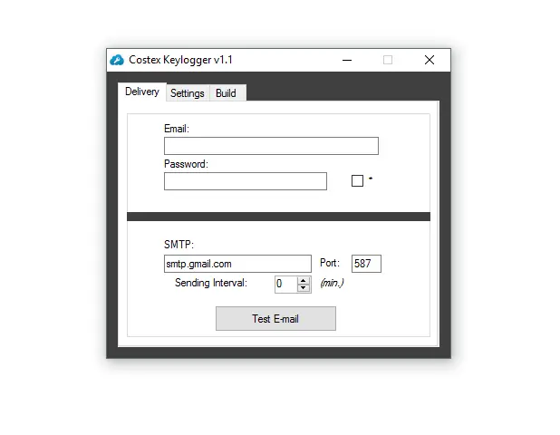 hacking tools 10 Costex Keylogger v1.1