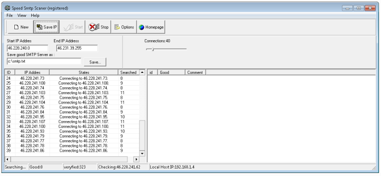 Speed SMTP Scaner v2.5 Registerd
