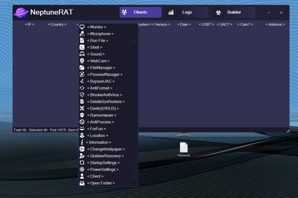 NeptuneRAT V2.0 2 3 9