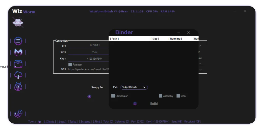 WizWorm RAT V4.0 3 4 10