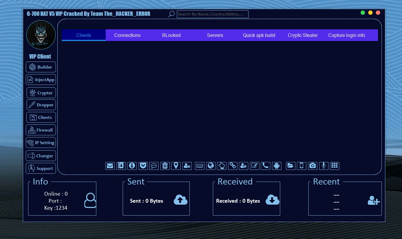 hacking tools 1 G 700 RAT