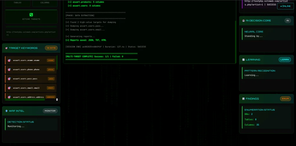 SQLMAP SKYNET Autonomous AI v1.2.0 2 3