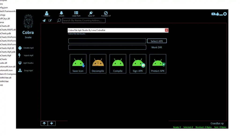 Cobra RAT 2026 2 apk studio 1