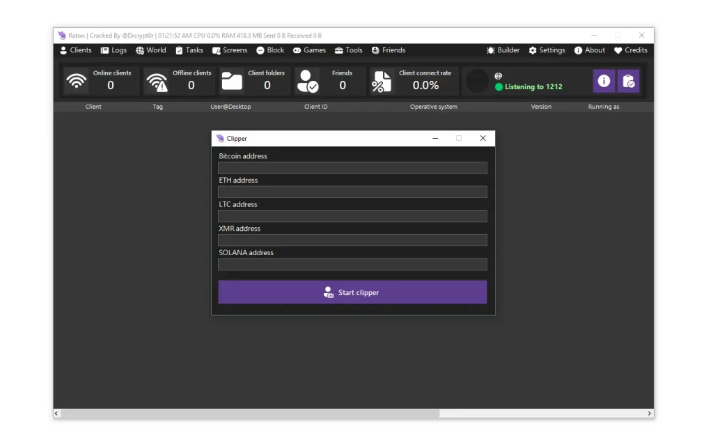 crypto currency clipper feature